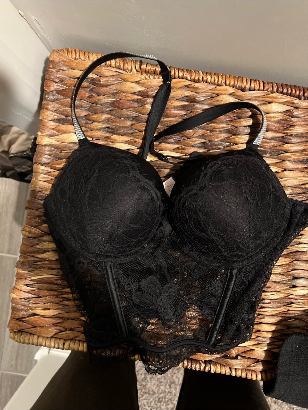 Victoria Secret Rhinestone Corset Top